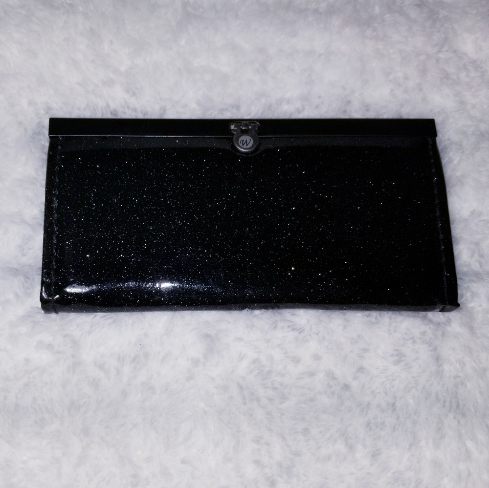 🔥Glitter Look Wallet Black